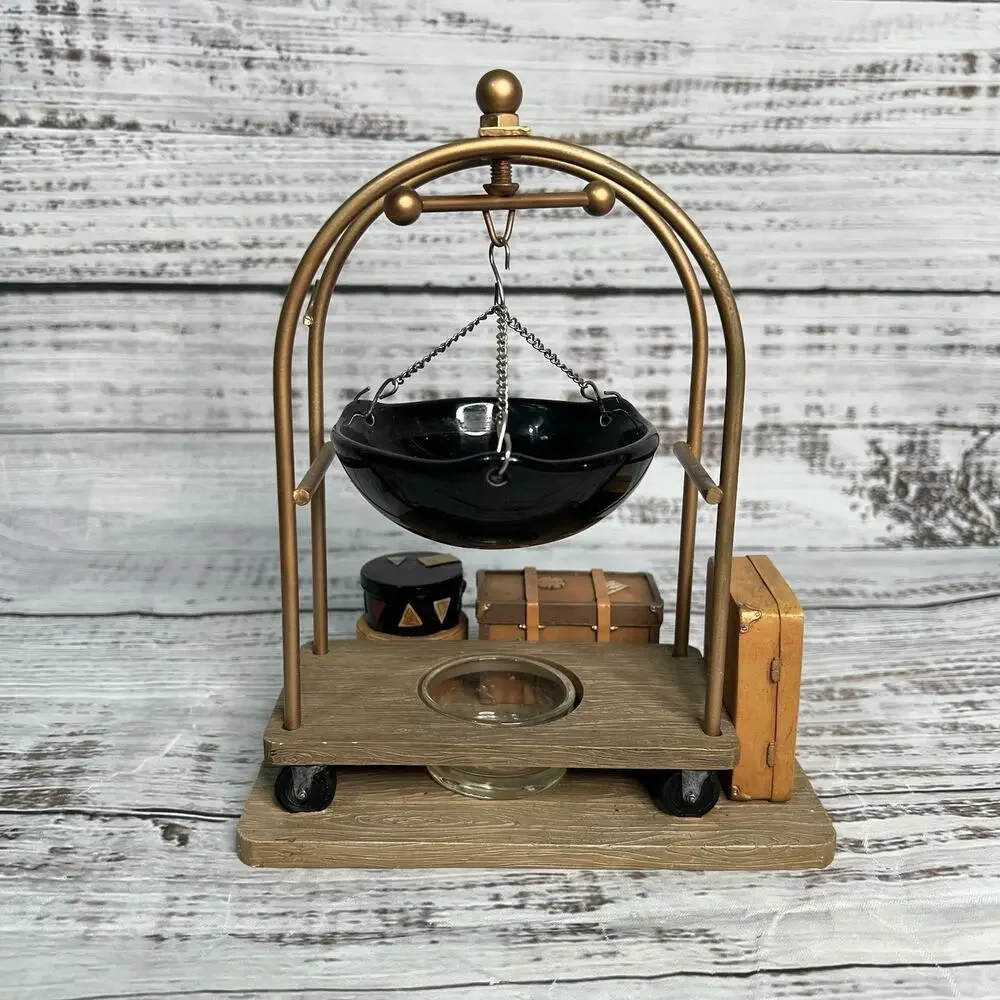 Yankee Candle Hanging Wax Warmer‎ Hotel Luggage Cart Vacation T/B H/B 1090199
